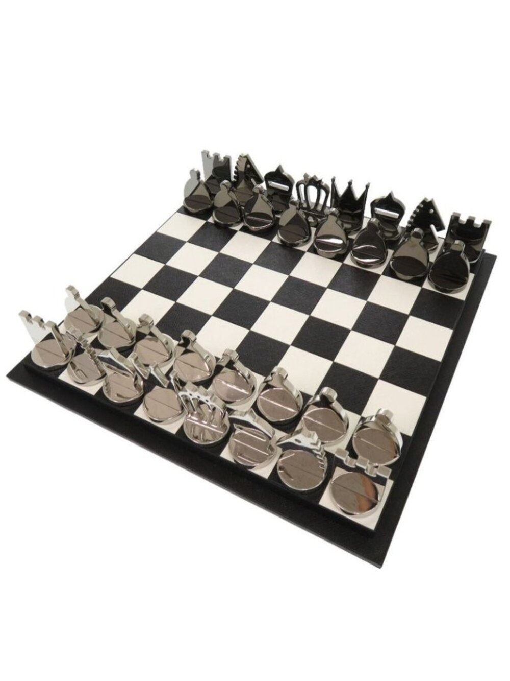 Prada Chess Set Saffiano Leather Black 2 Sg077 0651